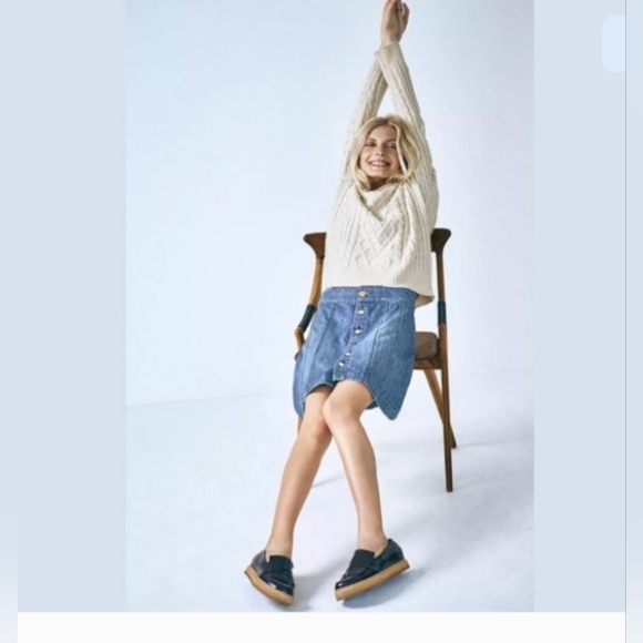 Frame Denim Le Panel Mini Skirt Size 28 - Picture 7 of 9